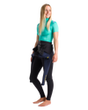 The C-Skins Rx Nuwave Rash Vest in Aqua & Lilac
