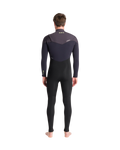 NuWave Rewired 4/3mm Chest Zip Wetsuit in Black & Black X & Meteor X