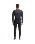 NuWave Rewired 4/3mm Chest Zip Wetsuit in Black & Black X & Meteor X