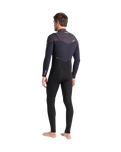 NuWave Rewired 4/3mm Chest Zip Wetsuit in Black & Black X & Meteor X