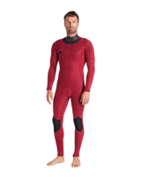 The C-Skins Mens NuWave Session 3/2mm Chest Zip Wetsuit in Black, Steel Blue & Lime