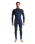 The C-Skins Mens NuWave Session 3/2mm Chest Zip Wetsuit in Bluestone, Black X & Saffron