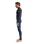 The C-Skins Mens NuWave Session 3/2mm Chest Zip Wetsuit in Bluestone, Black X & Saffron
