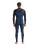 The C-Skins Mens NuWave Session 3/2mm Chest Zip Wetsuit in Bluestone, Black X & Saffron