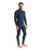 The C-Skins Mens NuWave Session 3/2mm Chest Zip Wetsuit in Bluestone, Black X & Saffron