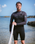 NuWave Session 3/2mm Chest Zip Spring Wetsuit in Black, Meteor X & Petrol