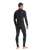 The C-Skins Mens NuWave Session 4/3mm Chest Zip Wetsuit in Black, Black X & Silver