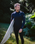 The C-Skins Mens NuWave Session 4/3mm Chest Zip Wetsuit in Black, Black X & Silver
