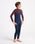 Boys NuWave Session 5/4/3mm Chest Zip Wetsuit in Bluestone, Rust X & Cool Green