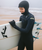 Boys NuWave Session 5/4mm Hooded Chest Zip Wetsuit in Black, Bluestone X & Cool Green