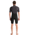 NuWave Session Lite 2/2mm Chest Zip Shorty Wetsuit in Black & Meteor