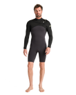 NuWave Session Lite 2/2mm Chest Zip Spring Wetsuit in Meteor & Black