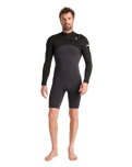 NuWave Session Lite 2/2mm Chest Zip Spring Wetsuit in Meteor & Black