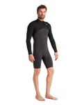 NuWave Session Lite 2/2mm Chest Zip Spring Wetsuit in Meteor & Black