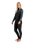 The C-Skins Womens NuWave Surflite 4/3mm Back Zip Wetsuit in Black, Dark Forest & Retro Blue