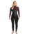 NuWave Surflite 5/4mm Back Zip Wetsuit in Black, Rust & Yellow