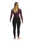 NuWave Surflite 5/4mm Back Zip Wetsuit in Black, Rust & Yellow