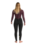 NuWave Surflite 5/4mm Back Zip Wetsuit in Black, Rust & Yellow
