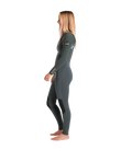The C-Skins Womens NuWave Solace 3/2mm Chest Zip Wetsuit in Forest Green & Forest Green X
