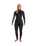NuWave Solace 4/3mm Chest Zip Wetsuit in Raven Black & Black X