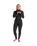 NuWave Solace 4/3mm Chest Zip Wetsuit in Raven Black & Black X