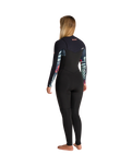 NuWave Solace 4/3mm Chest Zip Wetsuit in Raven Black & Black X