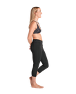 The C-Skins Womens NuWave Solace Lite 1.5mm Wetsuit Leggings in Black, Black & White