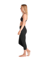 The C-Skins Womens NuWave Solace Lite 1.5mm Wetsuit Leggings in Black, Black & White
