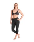 The C-Skins Womens NuWave Solace Lite 1.5mm Wetsuit Leggings in Black, Black & White