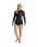 NuWave Solace Lite 2/2mm Front Zip Spring Wetsuit in Black & Tropical