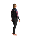 NuWave Solace Lite 3/2mm Back Zip Wetsuit in Black & Tropical