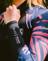 NuWave Solace Lite 3/2mm Back Zip Wetsuit in Black & Tropical