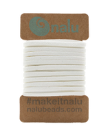 The Nalu Beads White Cord 3M in White