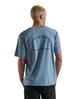 Horizons T-Shirt in Faded Denim