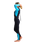 The C-Skins Womens Surflite 3/2mm Back Zip Wetsuit in Black, Bright Cyan & Azure