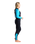 The C-Skins Womens Surflite 3/2mm Back Zip Wetsuit in Black, Bright Cyan & Azure