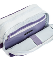 Travel Wash Bag in Heather & Deep Purple