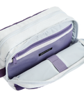 Travel Wash Bag in Heather & Deep Purple