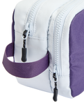 Travel Wash Bag in Heather & Deep Purple