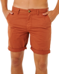 Twisted Walkshorts in Baked Clay