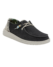 The Hey Dude Shoes Womens Wendy Natural Shoes in Carbon