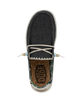 The Hey Dude Shoes Womens Wendy Natural Shoes in Carbon