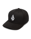 The Volcom Mens Full Stone Flexfit Cap in Black