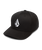 The Volcom Mens Full Stone Flexfit Cap in Black