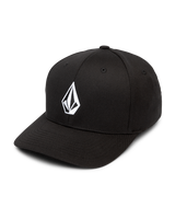 The Volcom Mens Full Stone Flexfit Cap in Black