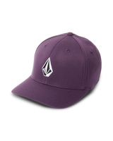 The Volcom Mens Full Stone Flexfit Cap in Grape Royale