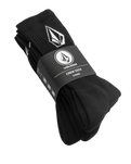 Full Stone Socks (3 Pack) in Black