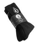 Full Stone Socks (3 Pack) in Black
