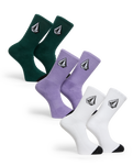 Full Stone Socks (3 Pack) in Multi