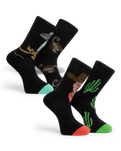 Mickey Mason Socks (2 Pack) in Multi